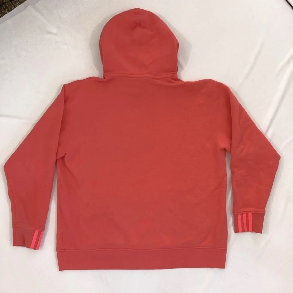 Adidas Originals Adicolor Repeat Logo Hoodie Red/Orange/Coral Men's Medium M